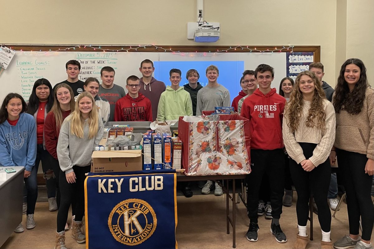 Key Club raises imperishable food for their 2023 food drive. “We raised a lot of food last year, and I’m glad we were able to donate it to people in need,” Neu said.