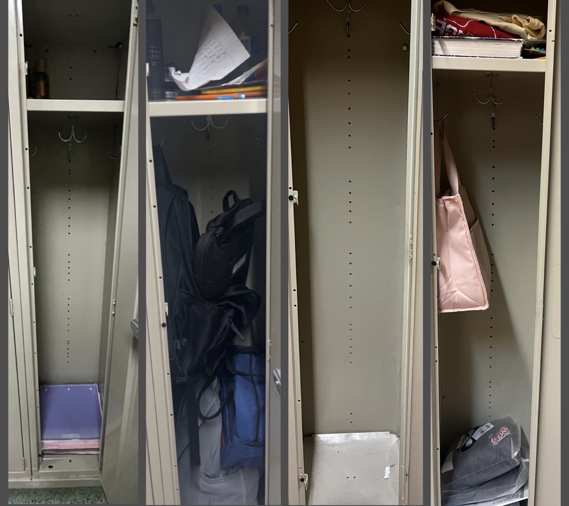 Four lockers, four personalities