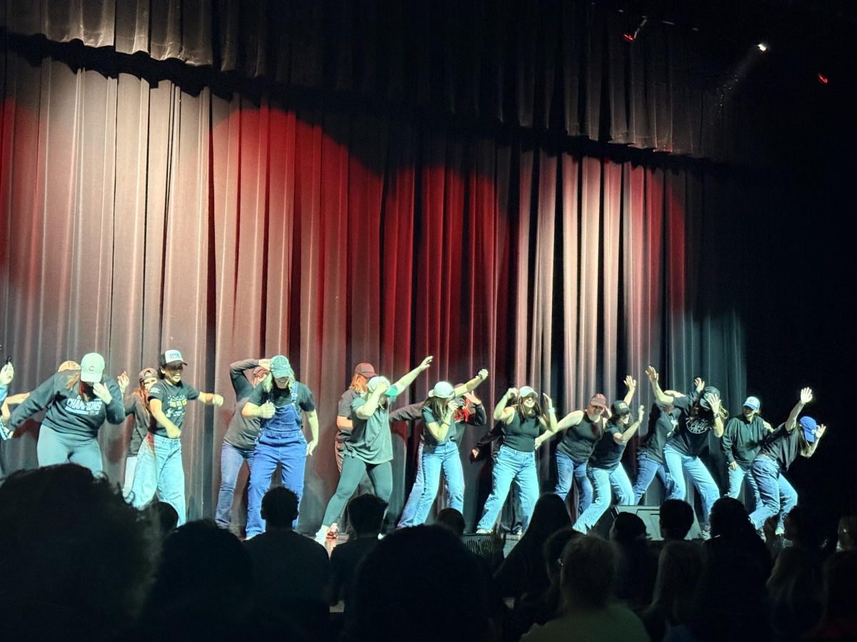 Faculty Women were dancing to “Double Dutch Bus.” The women seemed to have big smiles and looked to be enjoying themselves. This dance is popular on tik toc right now.